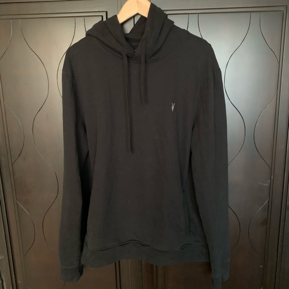 all saints raven pullover hoody